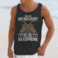 Im An Introvert Unless You Talk About Saxophone Unisex Tank Top Im An Introvert Unless You Talk About Saxophone Unisex Tank Top