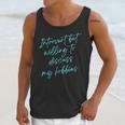 Introvert But Willing To Discuss My Hobbies Unisex Tank Top