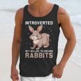 Introverted Rabbits Bunny Lover Rabbit Introvert Unisex Tank Top