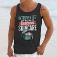 Introverted But Willing Discuss Skincare Unisex Tank Top Introverted But Willing Discuss Skincare Unisex Tank Top