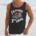 Kids I Crushed 2nd Grade Monster Truck School Graduation Unisex Tank Top