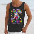 Kindergarten Graduation 2025 Graduate Girls Unicorn 1st Grad Unisex Tank Top