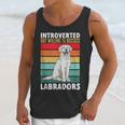 Labrador Retriever Introvert White Lab Unisex Tank Top