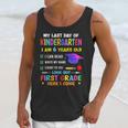 Last Days Of Kindergarten Graduation 2025 Graduate Boys Girl Unisex Tank Top