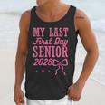 My Last First Day Senior 2026 Coquette Pink Bow Graduation Unisex Tank Top