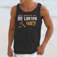 Lawyer Voice Attorney Law School Student Graduation Unisex Tank Top