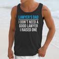 Lawyer's Dad Father Law School Graduation Unisex Tank Top