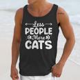Less People More Cats Introvert's Dream Tee Unisex Tank Top