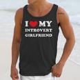 I Love My Introvert Girlfriend I Heart My Introvert GF Unisex Tank Top I Love My Introvert Girlfriend I Heart My Introvert GF Unisex Tank Top