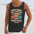 Lunch Boxes With Stickers Lunch Box Nostalgia Retro Unisex Tank Top