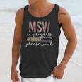 Master Social Worker MSW Graduation Social Work Student Unisex Tank Top