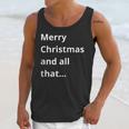 Merry Christmas Sarcastic Phrase For Introvert People Unisex Tank Top Merry Christmas Sarcastic Phrase For Introvert People Unisex Tank Top