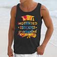 Motivated Educated Graduated Graduation Unisex Tank Top