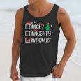 Nice Naughty Introvert Christmas List Santa Unisex Tank Top Nice Naughty Introvert Christmas List Santa Unisex Tank Top