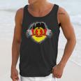 Nostalgia Chest Flag GDR Unisex Tank Top Nostalgia Chest Flag GDR Unisex Tank Top