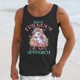 Not Friendly Do Not Approach Women & Girls Unicorn Cute Introvert & Humor Lovers For Women V-Neck Classic Fit Modern Short Sleeve Unisex Tank Top