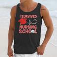 Nurse Survived Nursing School Graduation Unisex Tank Top