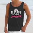 Nursing School Survivor Shirt Graduation Party Tee Unisex Tank Top