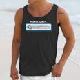 Overthinking In Progress Introvert Please Wait Unisex Tank Top