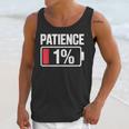Patience 1 Battery Low Mood Tired Introvert Humor Unisex Tank Top Patience 1 Battery Low Mood Tired Introvert Humor Unisex Tank Top