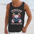 I Paused My Game To Graduate 2024 Gamer Graduation Unisex Tank Top