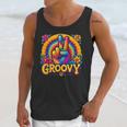 Peace Sign Groovy Vibes Costume Nostalgia Tie Dye Fashion Unisex Tank Top