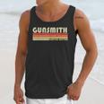Personal Christmas Retro Vintage Graduation Gunsmith Job Title Profession Birthday Worker Idea Unisex Tank Top