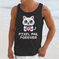 Pixel Art Pet Cat Y2K Retro Vintage Digital Nostalgia Tech Unisex Tank Top