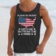 Please Be Patient With Me I'm From The 1900s American Flag Unisex Tank Top