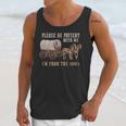 PLEASE BE PATIENT WITH ME I'M FROM THE 1900s Clever Unisex Tank Top