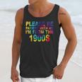 Please Be Be Patient With Me I'm From The 1900s Hippie Unisex Tank Top