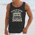 Please Patient I'm From The 1900s Retro Cassette Humor Unisex Tank Top Please Patient I'm From The 1900s Retro Cassette Humor Unisex Tank Top