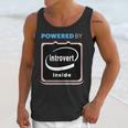 Powered By Introvert Inside Embrace Your Quiet Strength Unisex Tank Top Powered By Introvert Inside Embrace Your Quiet Strength Unisex Tank Top