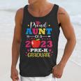Proud Aunt Of 2023 Pre-K Graduate Senior Graduation Matching Unisex Tank Top