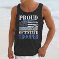 Proud Aunt Of a State Trooper Police Officer Graduation Unisex Tank Top