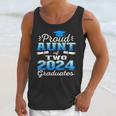 Proud Aunt Of Two 2024 Graduate Class 2024 Graduation Family Unisex Tank Top
