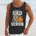 Proud Dad Of A 2026 Senior Basketball Graduation Leopard Unisex Tank Top