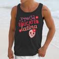 Proud Educated Latina Graduation Masters Degree PhD Unisex Tank Top