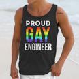 Proud Gay Engineer LGBTQ Rainbow Engineering Graduation Unisex Tank Top