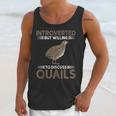 Quail Bird Lover Introvert Quail Unisex Tank Top Quail Bird Lover Introvert Quail Unisex Tank Top