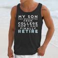 Now I Can Retire Son College Graduation Retirement Unisex Tank Top