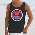 Retro 80s Synthwave Sunset & Palm Trees Retro Nostalgia 80s Unisex Tank Top