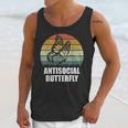 Retro Antisocial Butterfly Shirt For Introverts Unisex Tank Top Retro Antisocial Butterfly Shirt For Introverts Unisex Tank Top