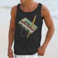 Retro Cassette And Pencil 80s 90s Nostalgia Music Lover Unisex Tank Top