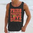 Retro Fast Food Nostalgia Vintage Diner Fries Shakes Burgers Unisex Tank Top