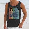 Retro Nineties Style Audio Tape Nostalgia Year 1990 Unisex Tank Top