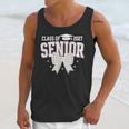 Retro Senior 2027 Girl Coquette Bow Class Of 2027 Graduation Unisex Tank Top