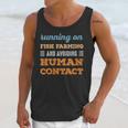 Running On Fish Farming Social Introvert Humor Vintage Unisex Tank Top