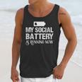 Sarcastic Anti Low Social Battery Social Introvert Unisex Tank Top Sarcastic Anti Low Social Battery Social Introvert Unisex Tank Top