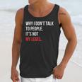 Sarcastic Introvert Attitude Quote Unisex Tank Top